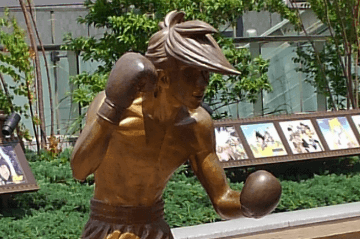 大泉学園の矢吹丈像