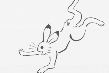 つまづくウサギ – ダ鳥獣戯画